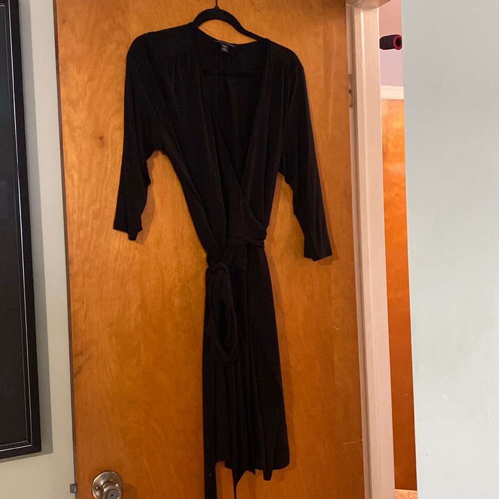 Banana republic Black Wrap Dress